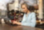 Working in Cafe